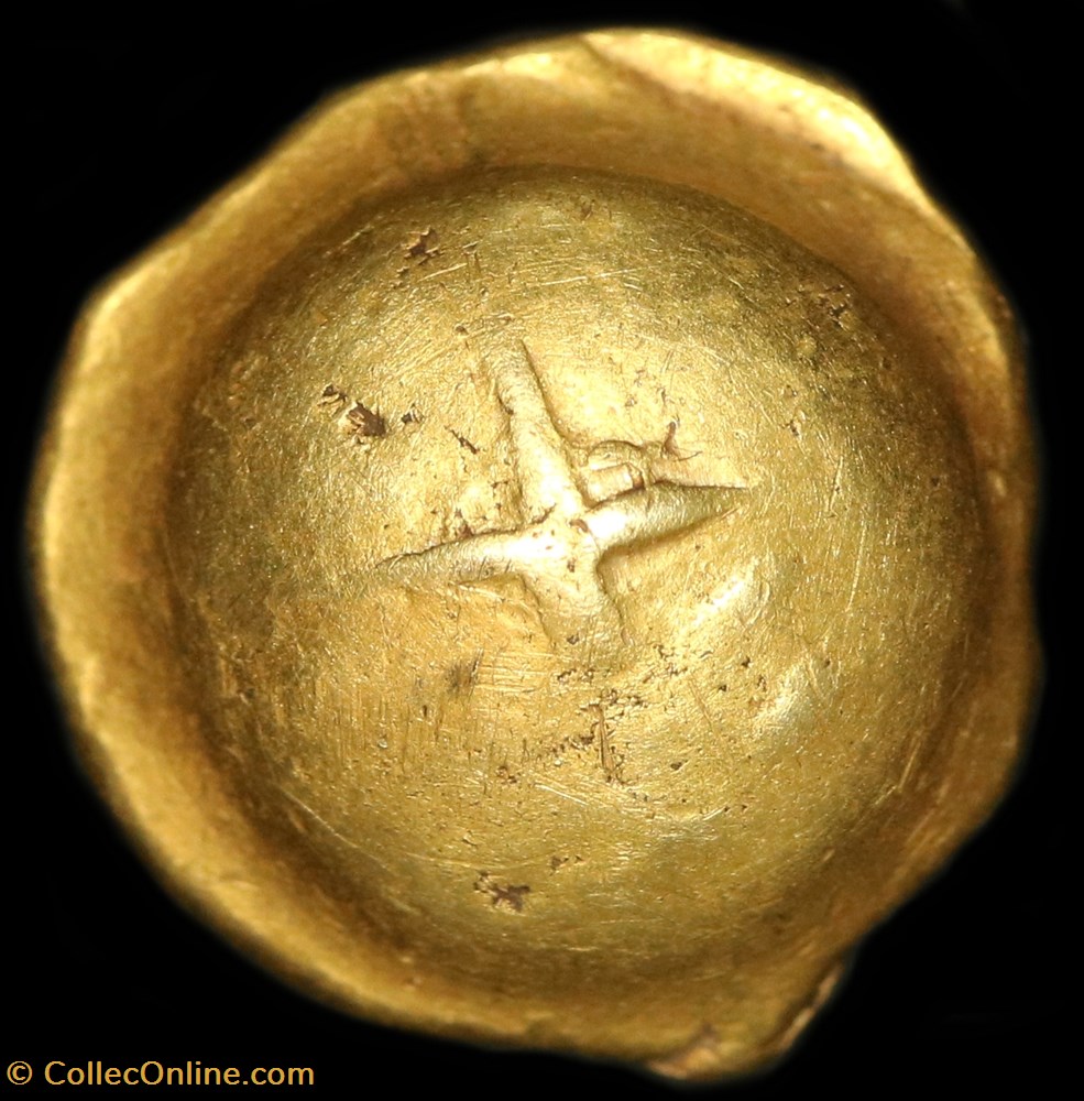 Statère globulaire à la croix 2 monnaie antique av jc ap gauloise statere globulaire a la croix