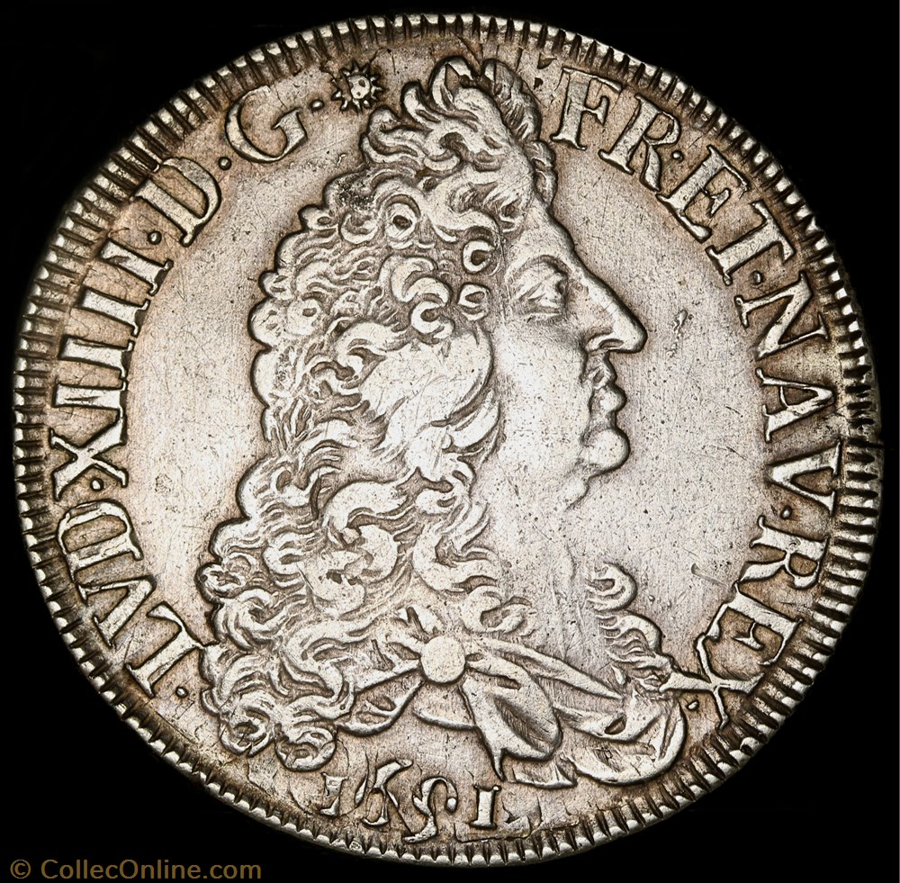 Ecu aux 8 L 2 monnaie france royale ecu aux 8 l