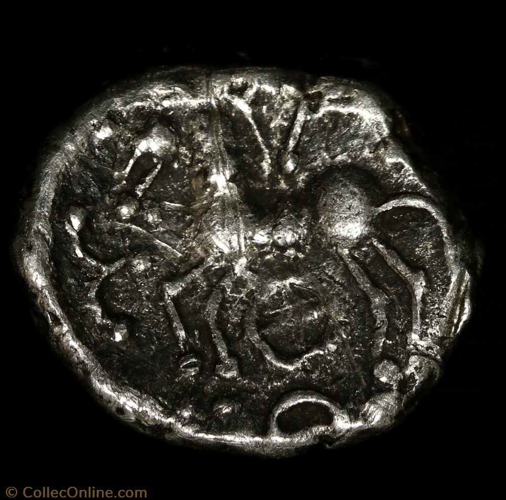 Denier KALETEDOY rouelle 3 monnaie antique av jc ap gauloise denier kaletedoy rouelle