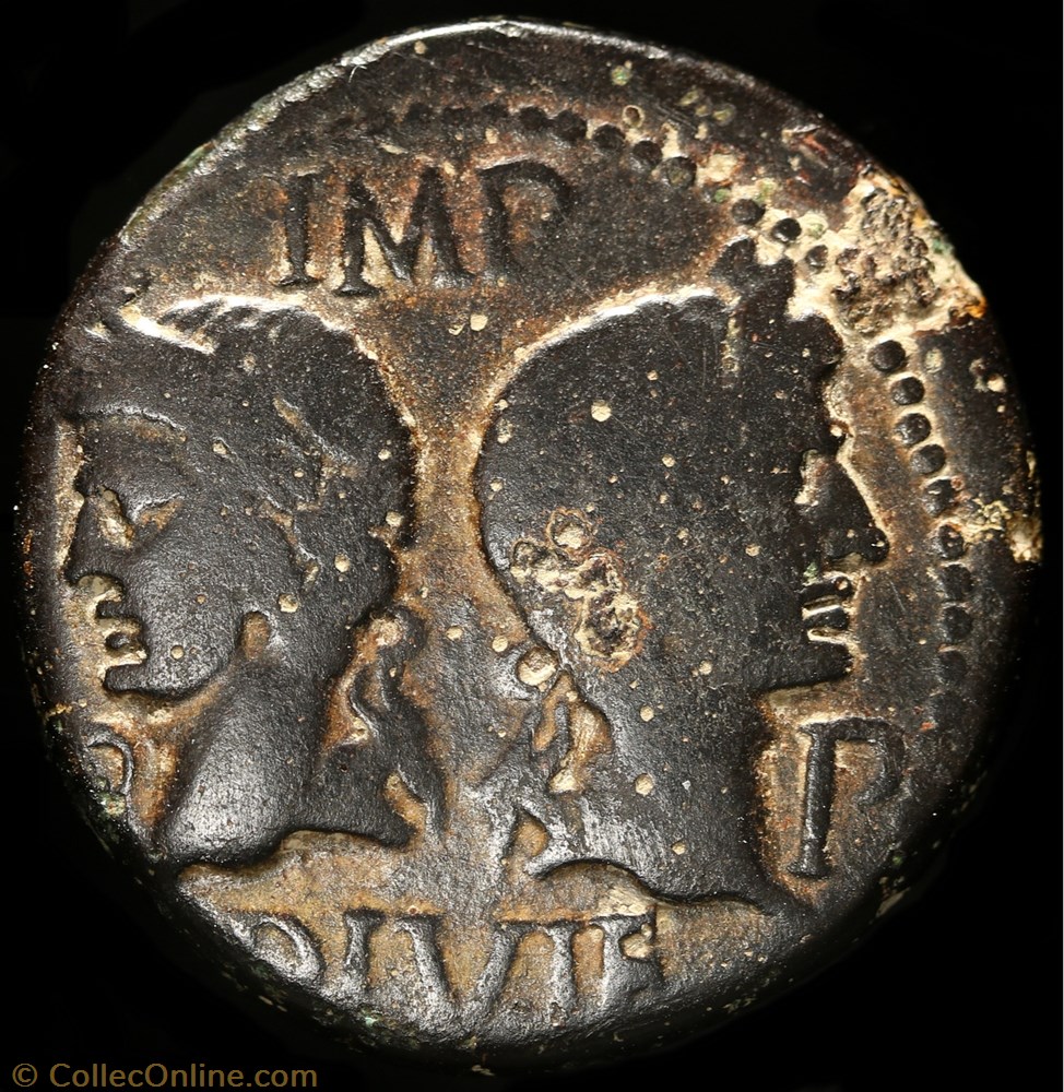 Dupondivs de Nîmes 3 monnaie antique av jc a ap romaine dupondivs de nimes