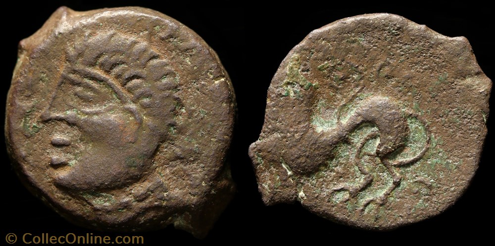 Bronze Atisios Remos - Classe 3 monnaie antique av jc ap gauloise bronze atisios remos classe 3