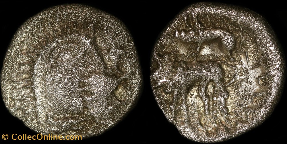 Denier au lion monnaie antique av jc ap gauloise denier au lion