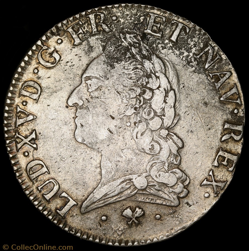 Ecu à la vielle tête 2 monnaie france royale ecu a la vielle tete