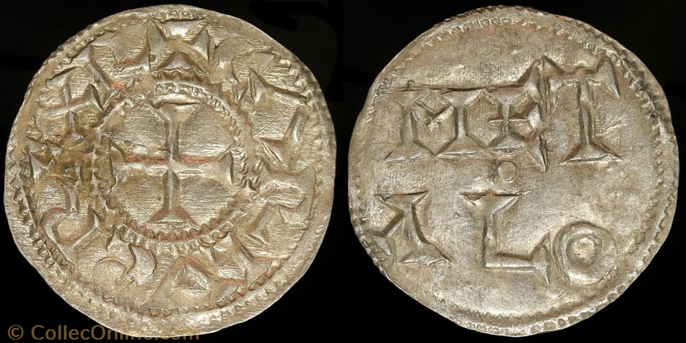 Denier - Melle monnaie france a carolingienne denier melle