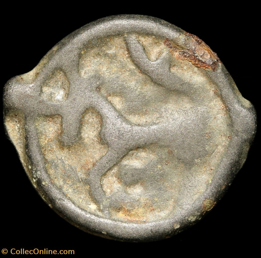 Potin à la rosace 3 monnaie antique av jc ap gauloise potin a la rosace