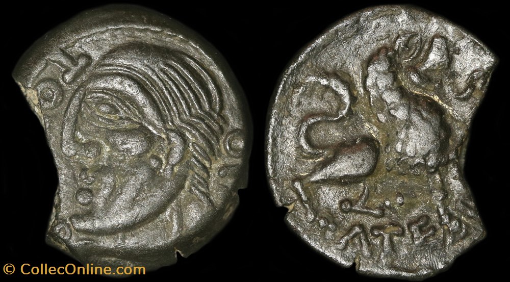 Bronze TOVTOBOCIO ATEPILOS monnaie antique av jc ap gauloise bronze tovtobocio atepilos