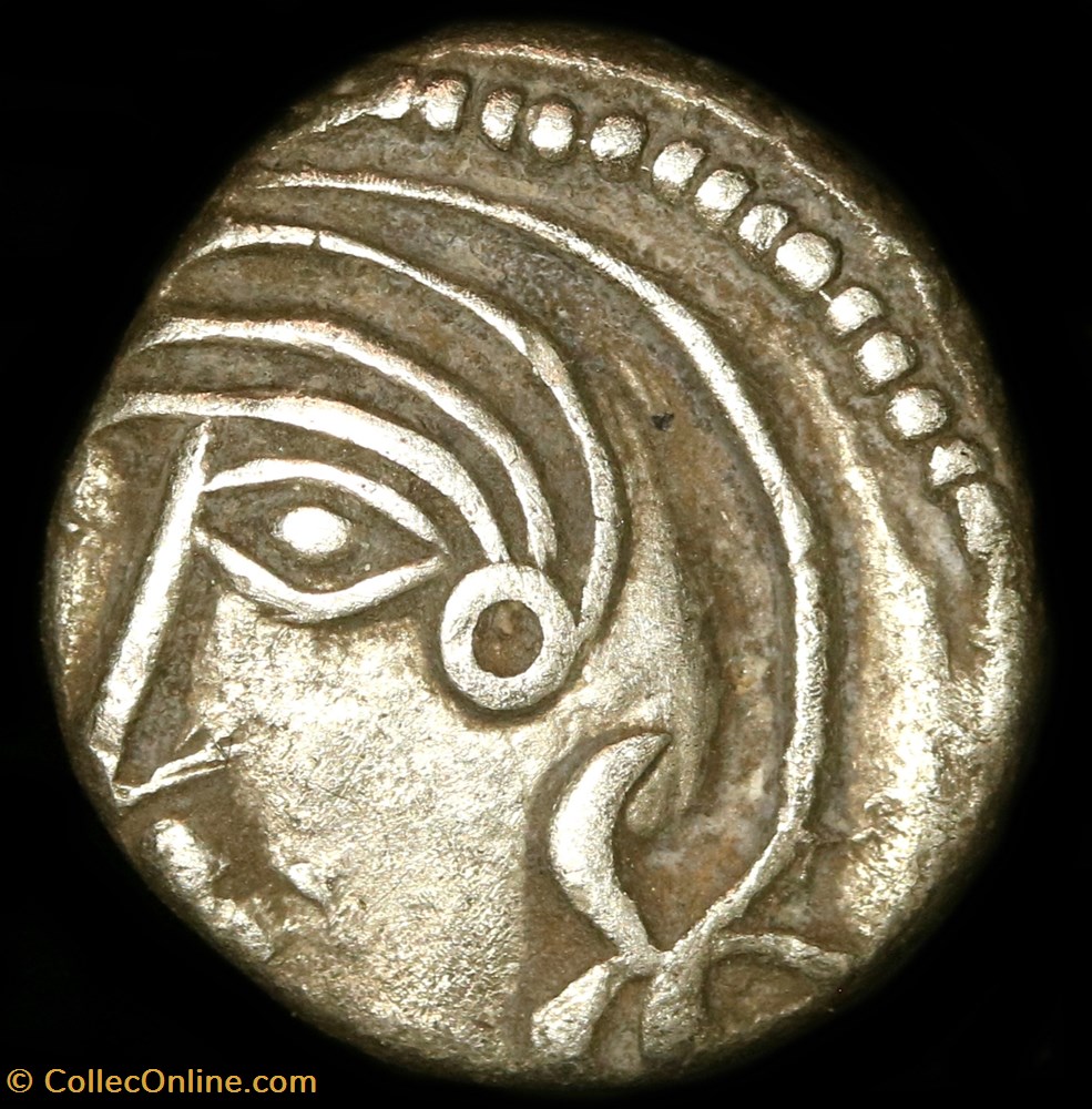 Denier Q.DOCI 2 monnaie antique av jc a ap gauloise denier q doci