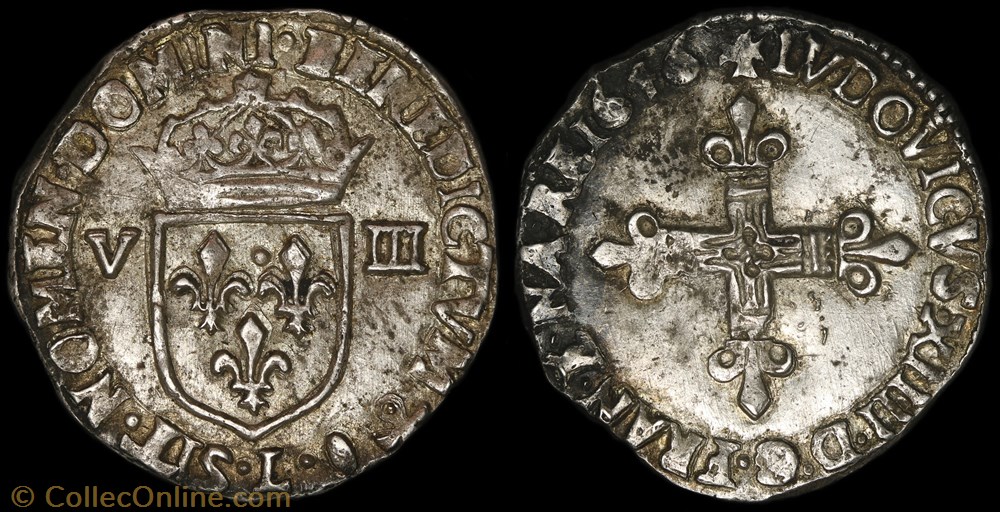 monnaie france royale huitieme ecu au marteau