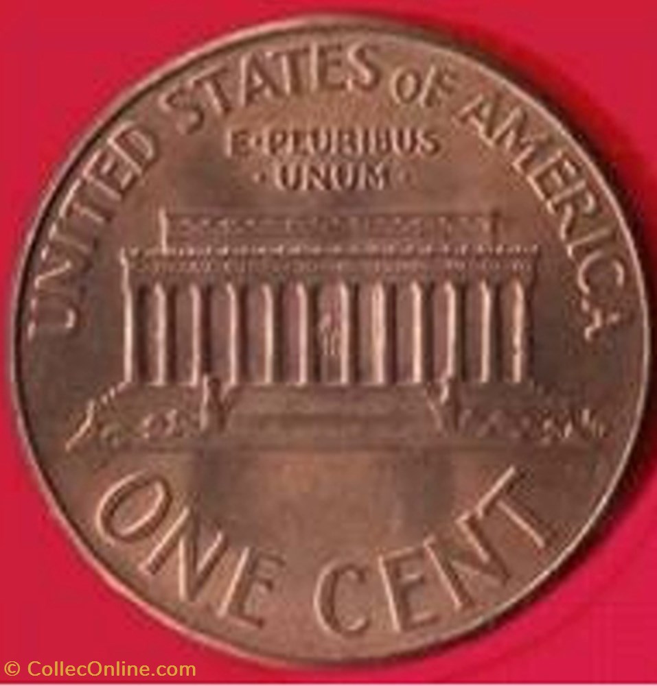1 Cent (Lincoln Memorial) coin world united state 1 cent lincoln memorial
