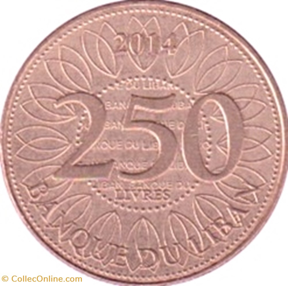 coins world lebanon 250 lebanese livers