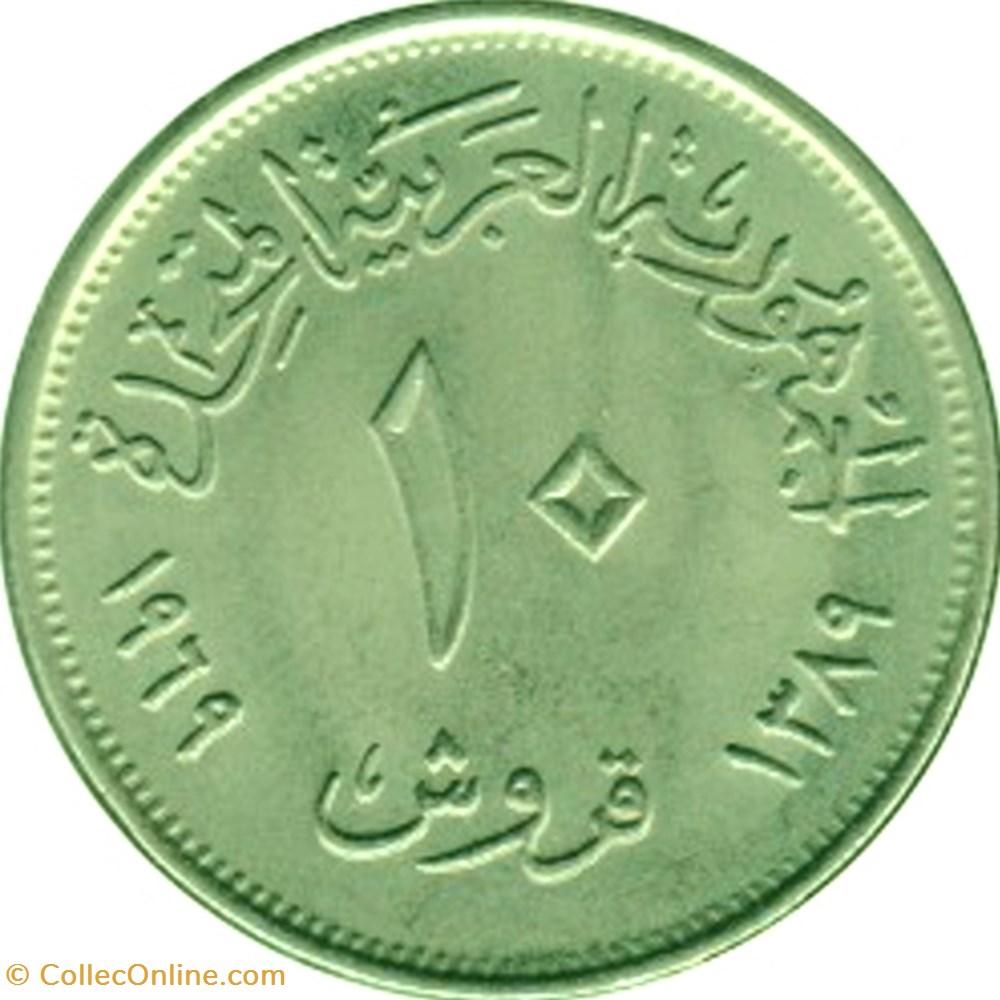 coins world egypt 10 piasters