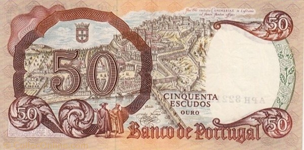 50 Escudos banknote europe portugal 50 escudos