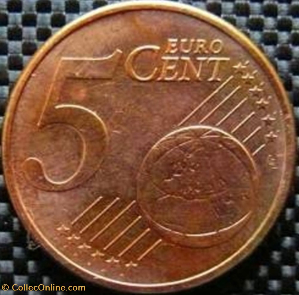 5 Euro Cent coin to france 5 euro cent