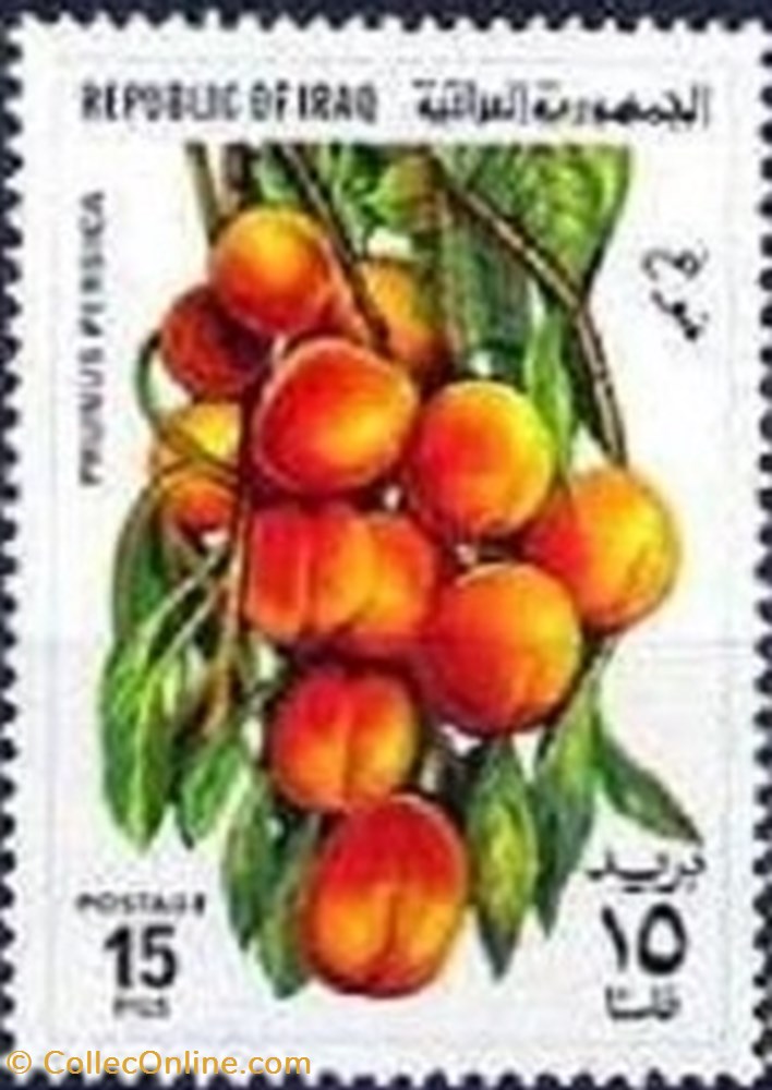 Peaches stamp asie iraq peaches