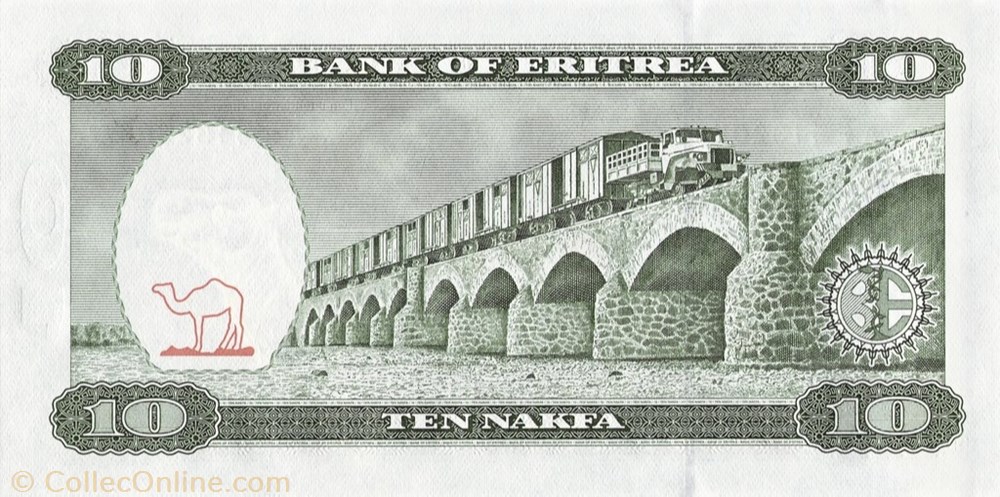 10 Nakfa banknote africa eritrea 10 nakfa