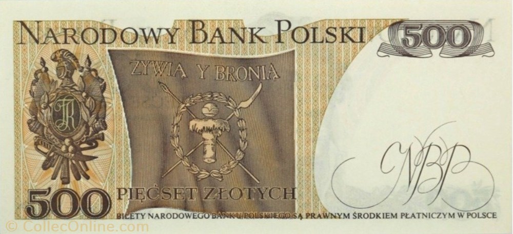 banknote europe poland 500 zlotych