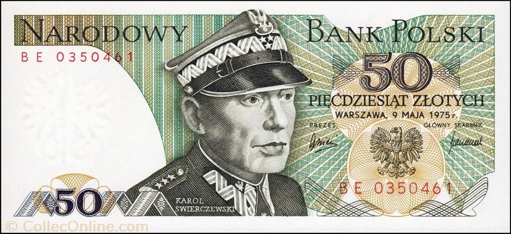 50 Zlotych banknote europe poland 50 zlotych