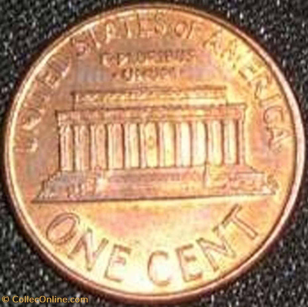 1 Cent (Lincoln Memorial) coin world united state 1 cent lincoln memorial