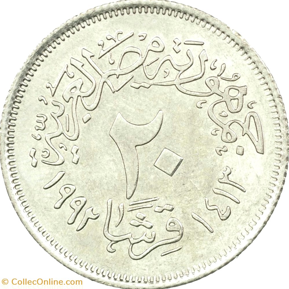 coins world egypt 20 piastres