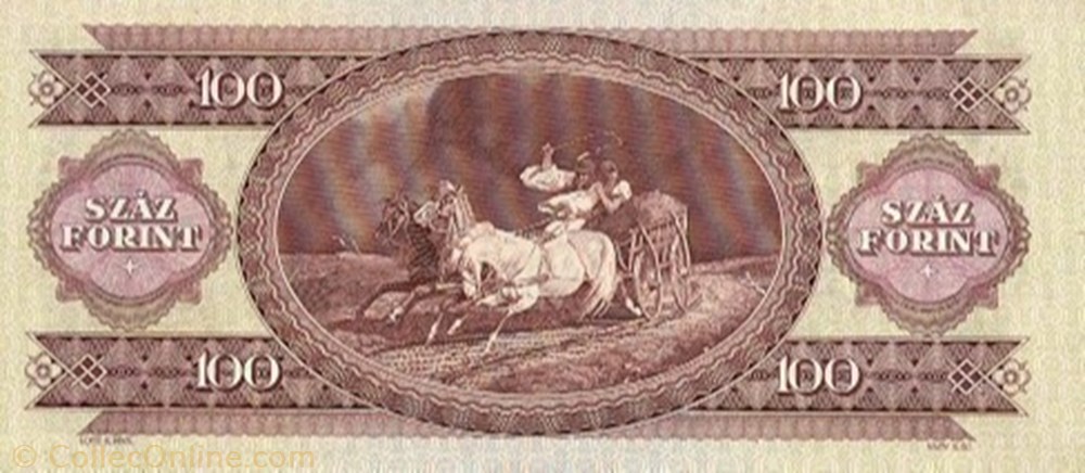 100 Forint banknote europe hungary 100 forint