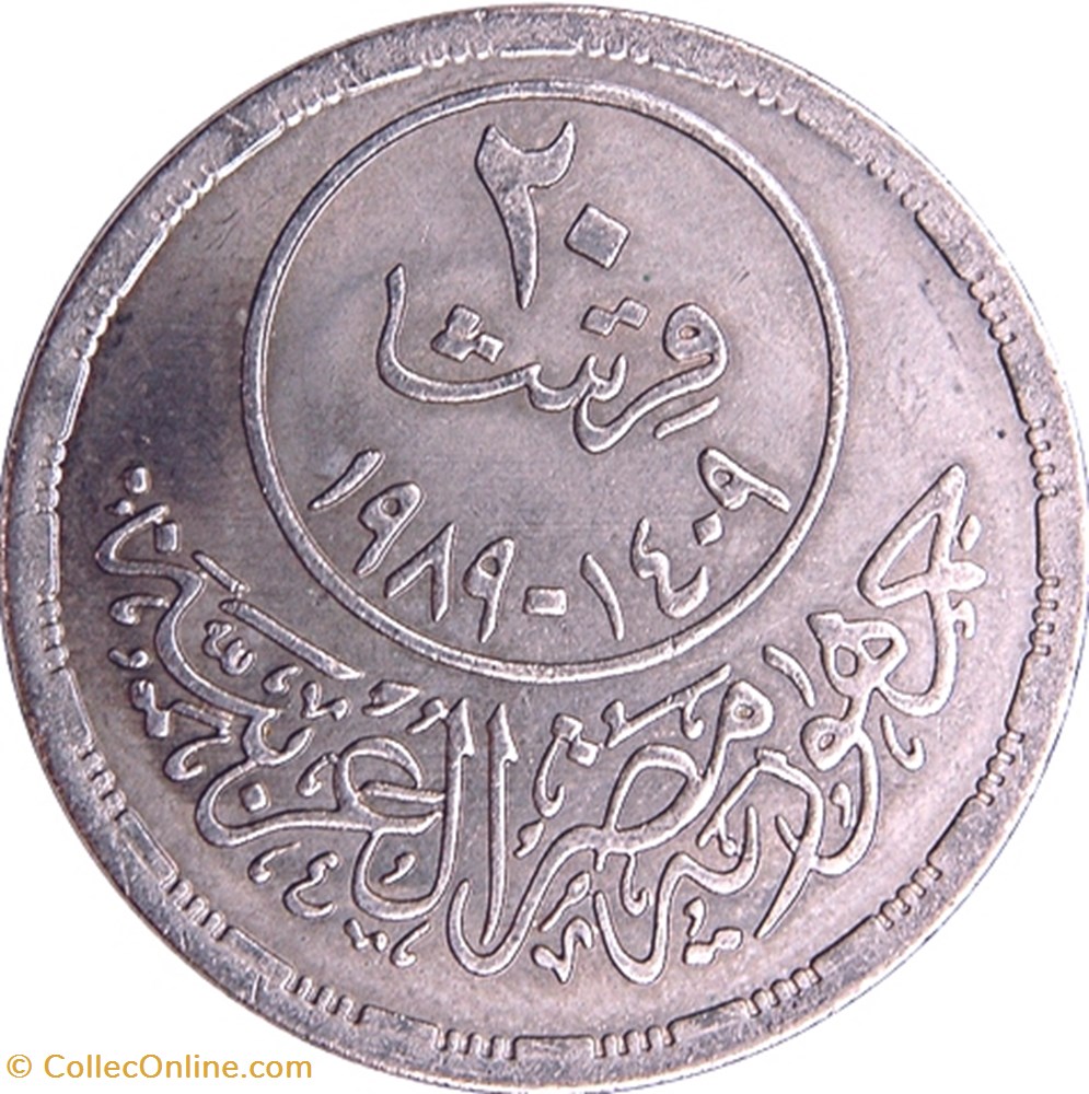 coins world egypt 20 piasters