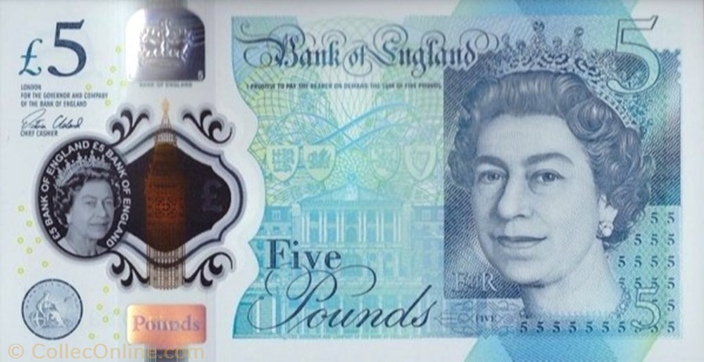 banknote europe united kingdom 5 pounds