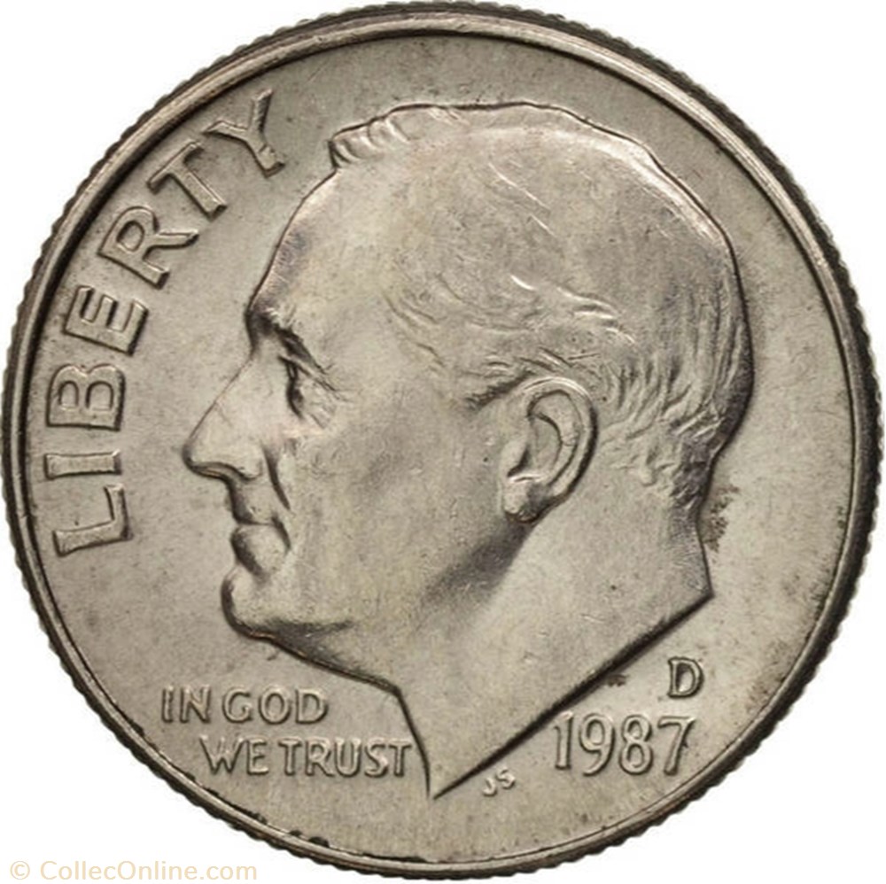 10 Cents / Dime coin world united state 10 cents dime