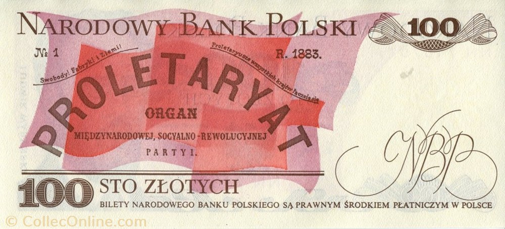 100 Złotych banknote europe poland 100 z otych