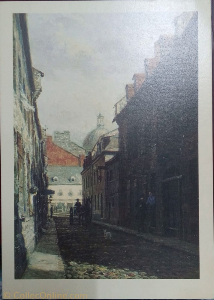 postcard america rue saint amable ouverte 1725