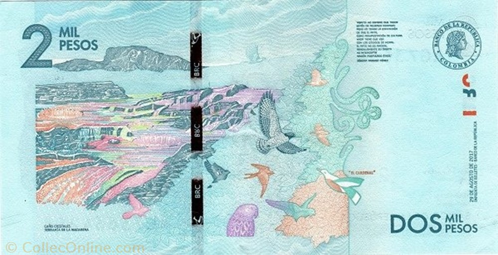banknote south america 2 000 pesos