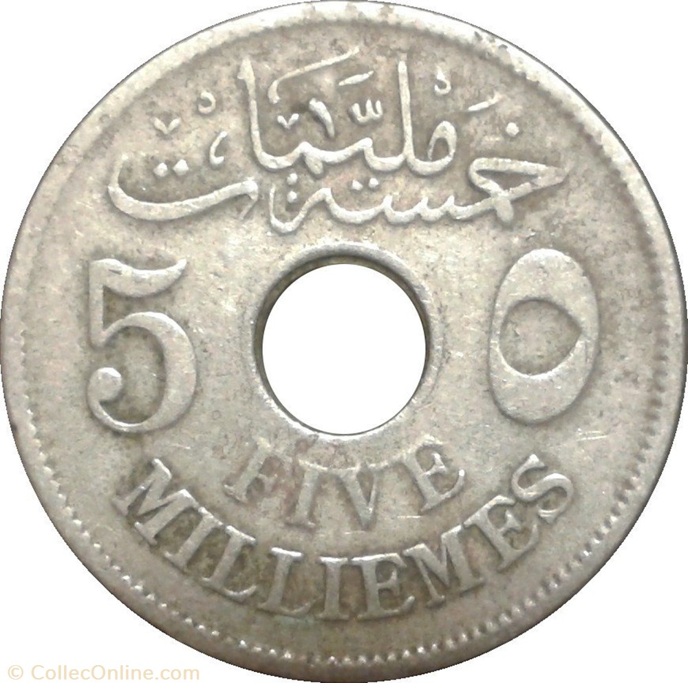 coin world egypt 5 milliemes