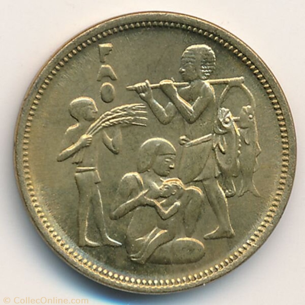 coins world egypt 10 milliemes
