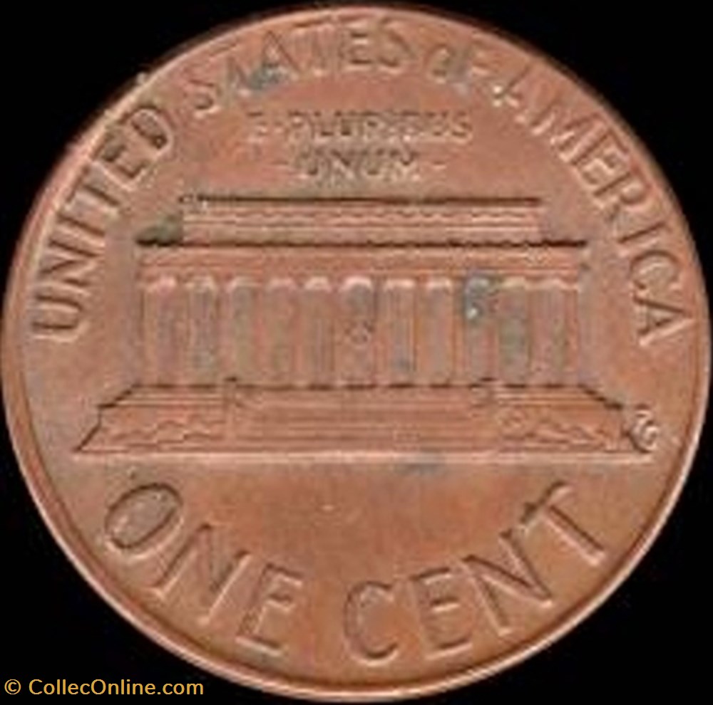 coin world united state 1 cent lincoln memorial