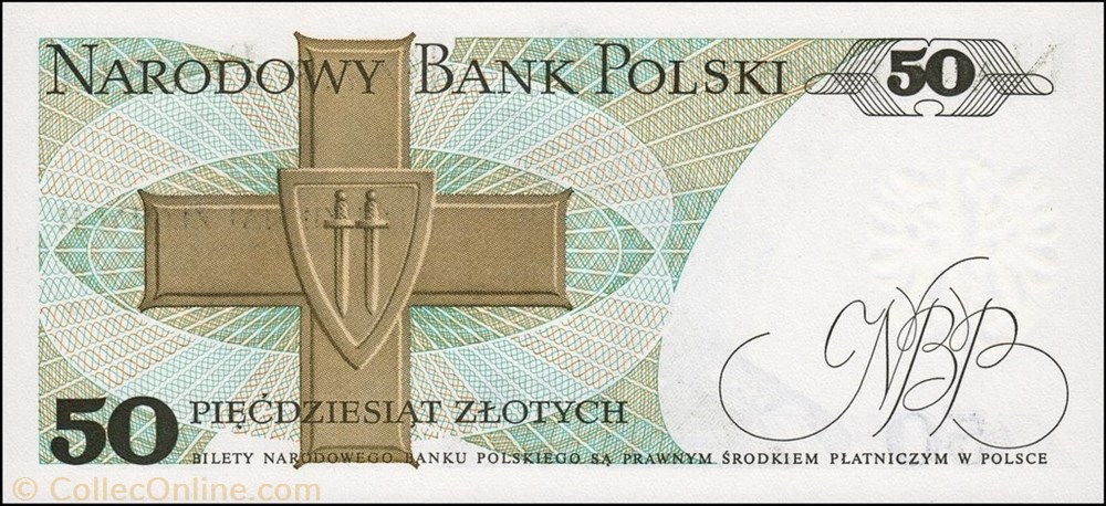 50 Zlotych banknote europe poland 50 zlotych