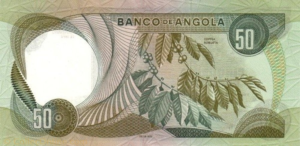 banknote africa angola 50 escudos