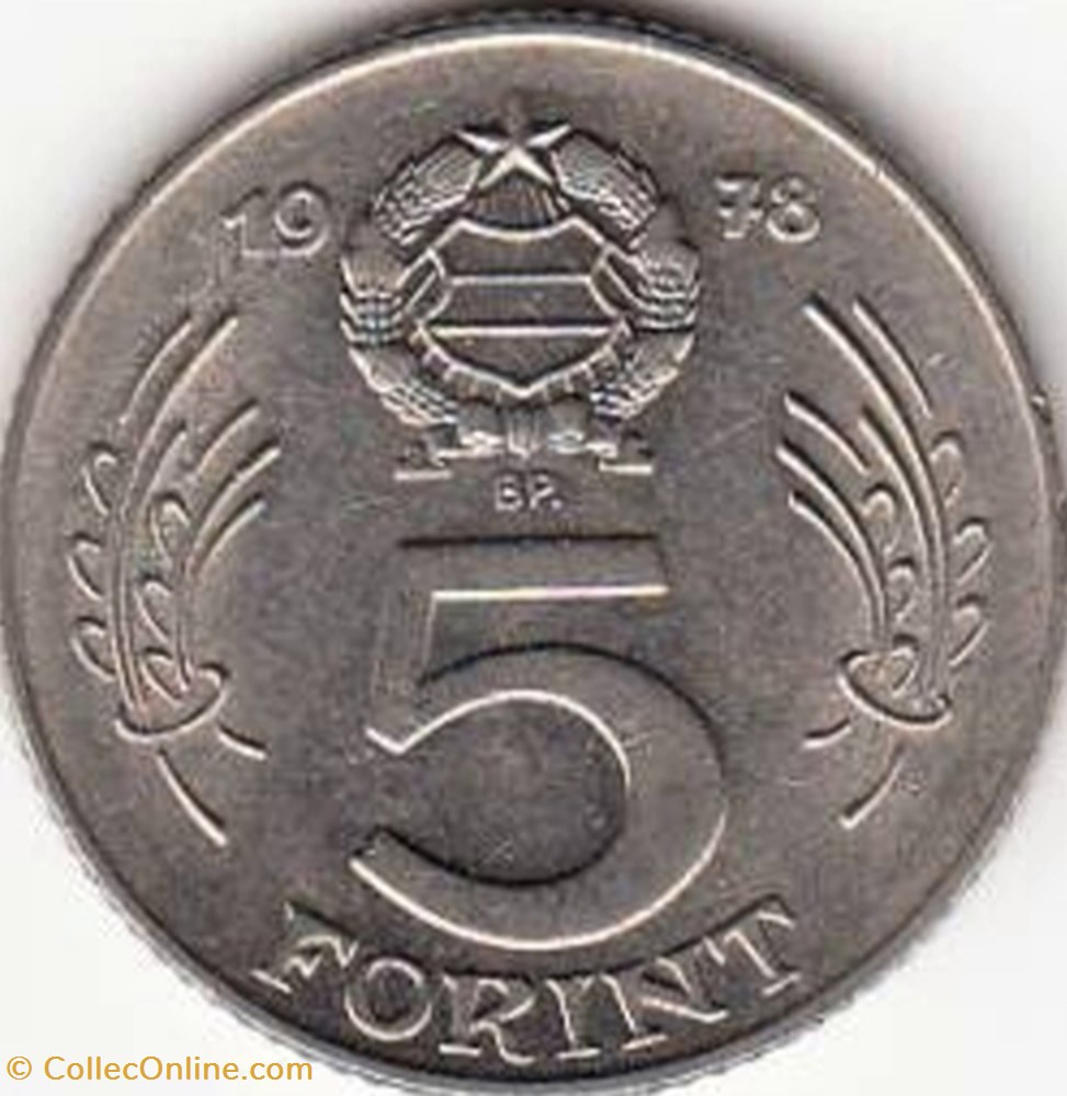 5 Forint coin world hongrie 5 forint