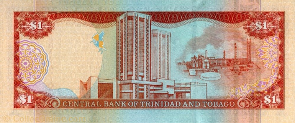 1 Dollar banknote north america trinidad and tobago 1 dollar