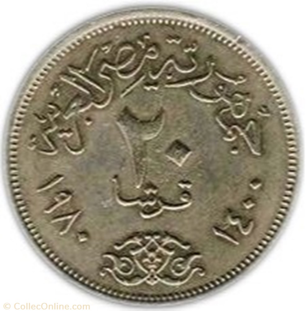 coins world egypt 20 piastres