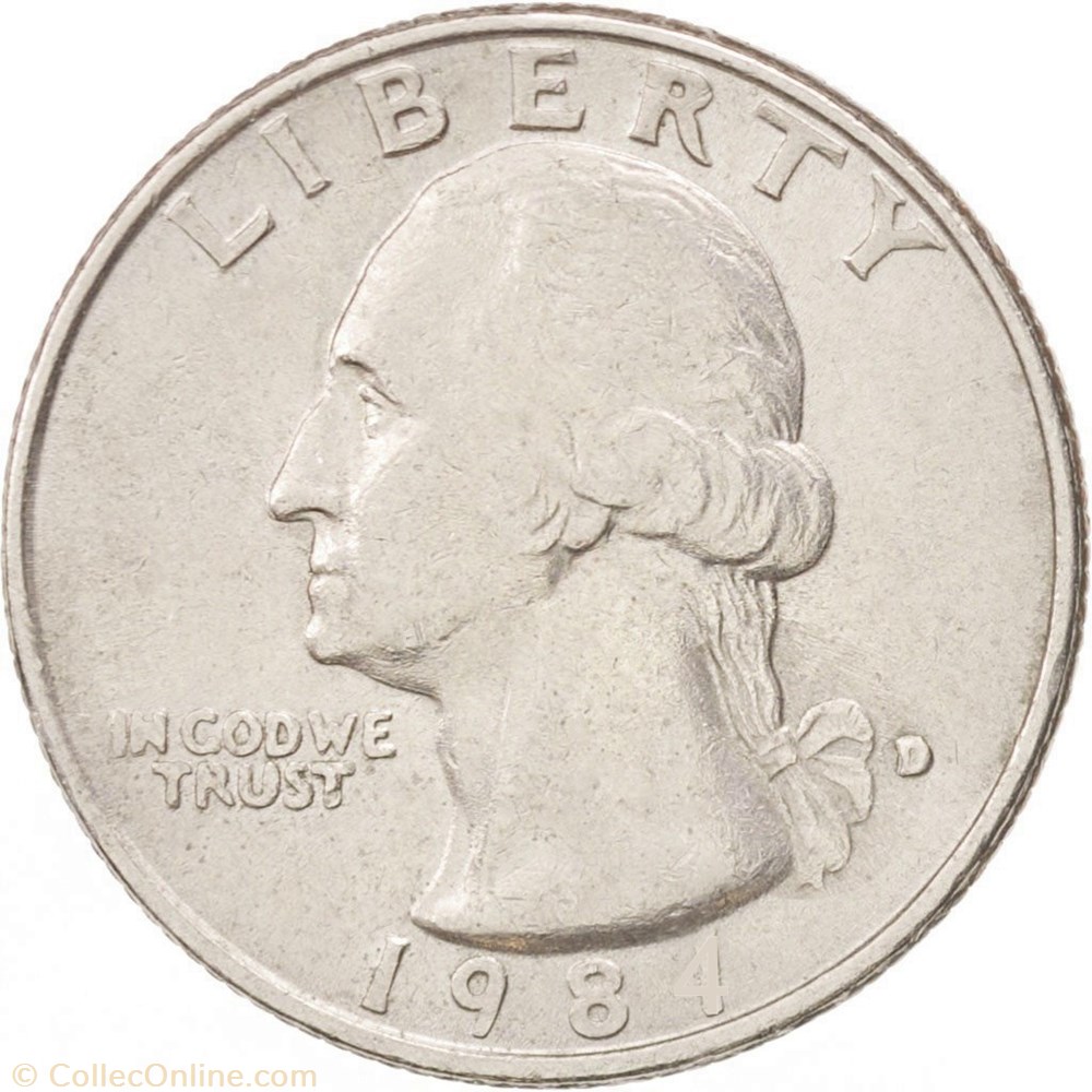 25 Cents / Quarter coin world united state 25 cents quarter