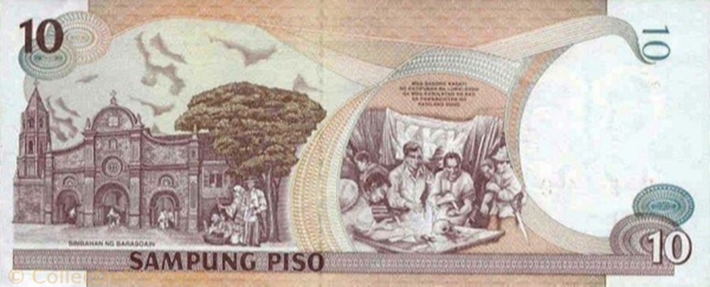 10 Piso banknote 10 piso