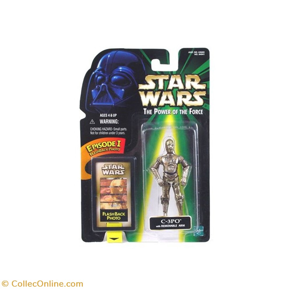 Star Wars POTF2 (Green Flashback) C-3PO figurine cinema star wars potf2 green flashback c 3po