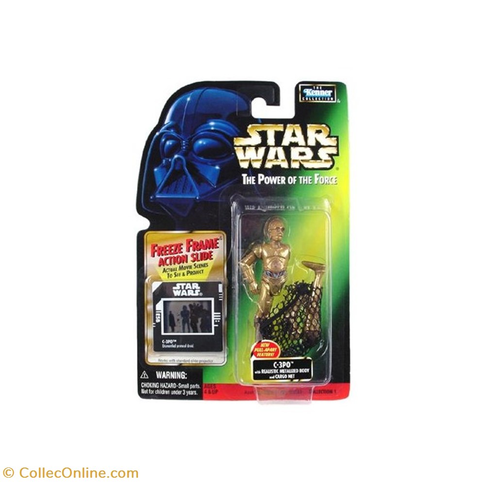 Star Wars POTF2 (Green Frame) C-3PO (Removable Limbs) figurine cinema star wars potf2 green frame c 3po removable limbs