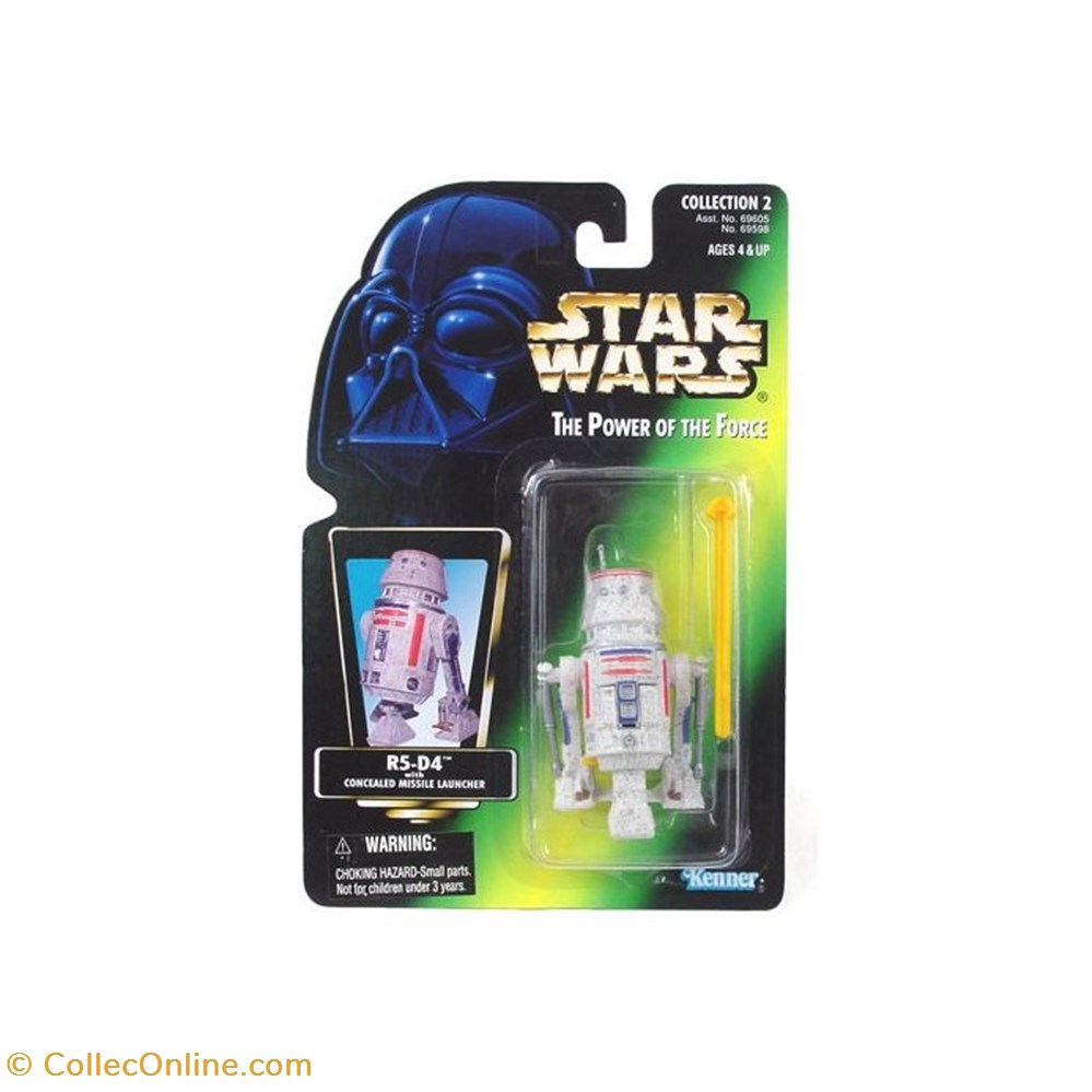 figurine cinema star wars potf2 green r5 d4
