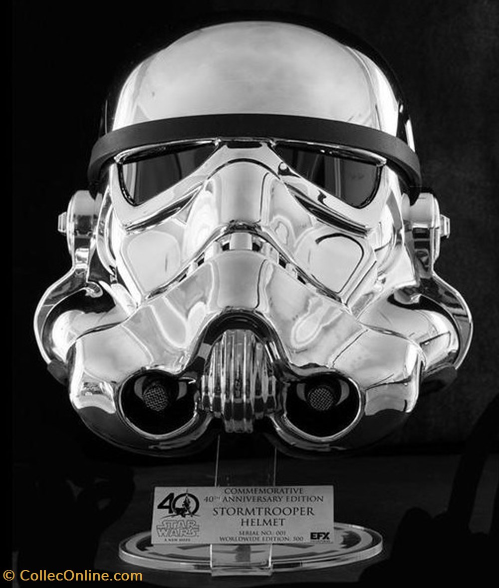 Star Wars EFX Stormtrooper Helmet (Chrome) figurine cinema star wars efx stormtrooper helmet chrome