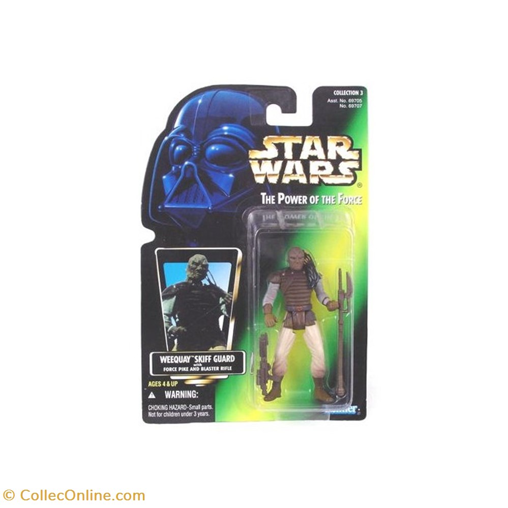 figurine cinema star wars potf2 green weequay skiff guard