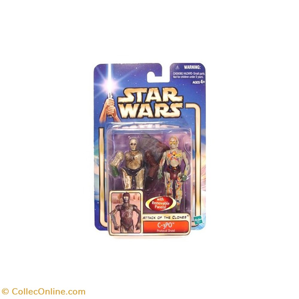 figurine cinema star wars aotc c 3po removable panels