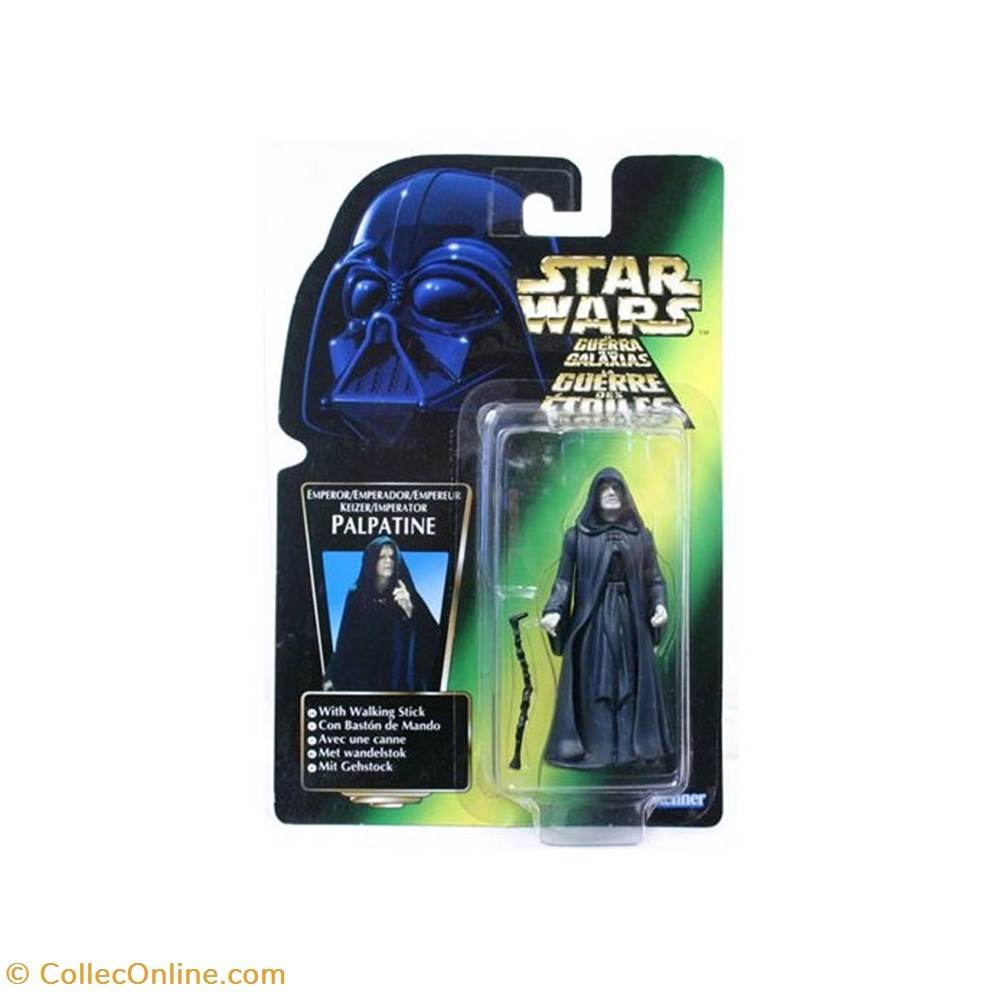 figurine cinema star wars potf2 green emperor