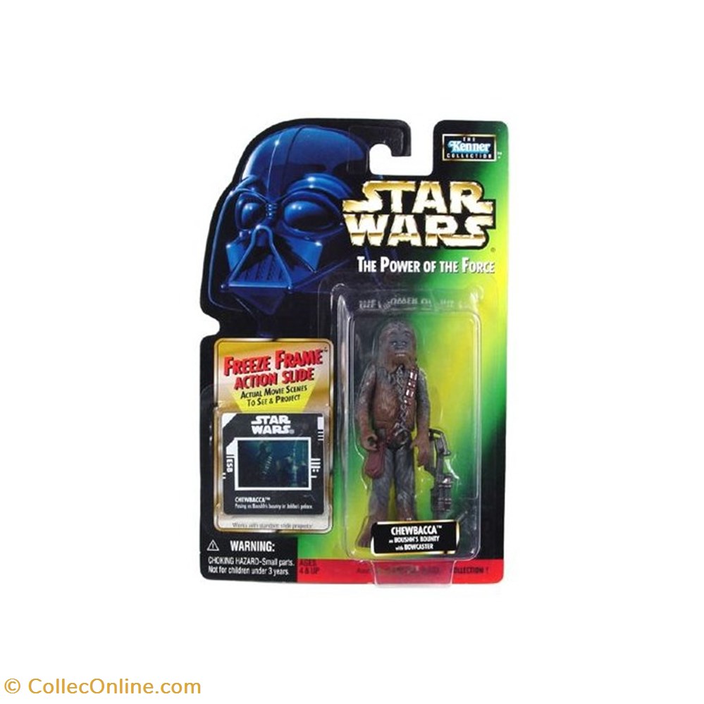 figurine cinema star wars potf2 green frame chewbacca boushh s bounty