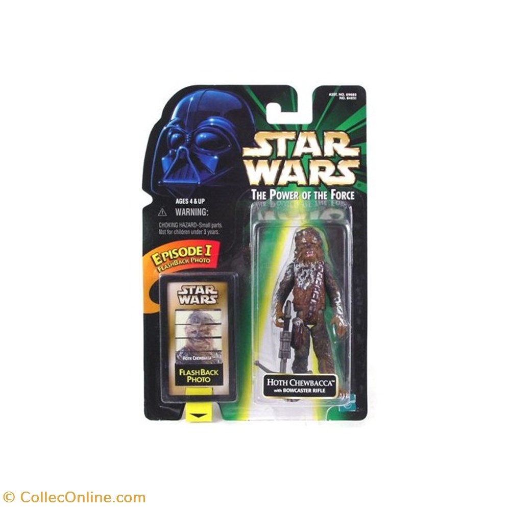 Star Wars POTF2 (Green Flashback) Chewbacca (Hoth) figurine cinema star wars potf2 green flashback chewbacca hoth