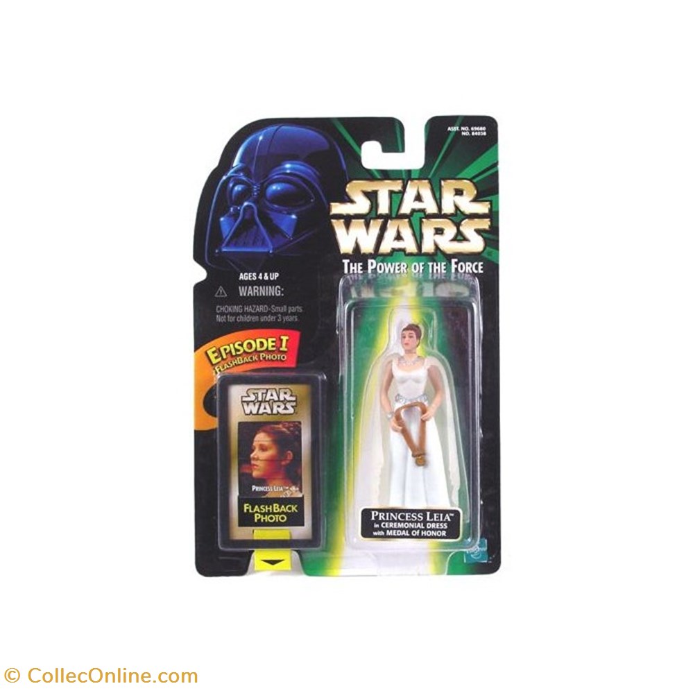 Star Wars POTF2 (Green Flashback) Princess Leia Organa (Ceremonial) figurine cinema star wars potf2 green flashback princess leia organa ceremonial